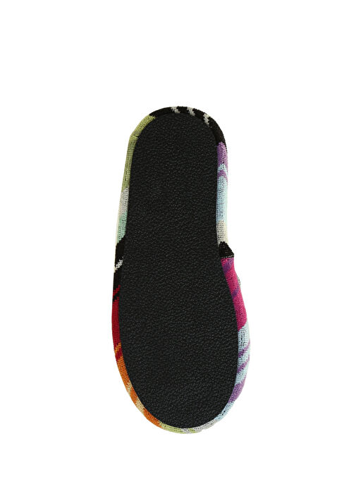 Colorblocked Zikzak Desenli Kadın Terlik - Görsel 8